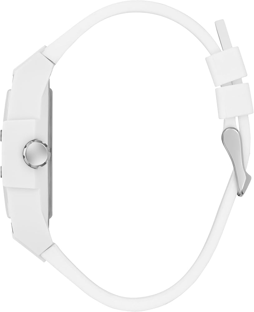  Shop Authentic Guess Phoenix Analog White Dial White Silicone Strap Watch for Men - GW0720G1 - Luxxuri