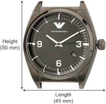  Shop Authentic Emporio Armani Franco Black Dial Black Leather Strap Watch For Men - AR0368 - Luxxuri