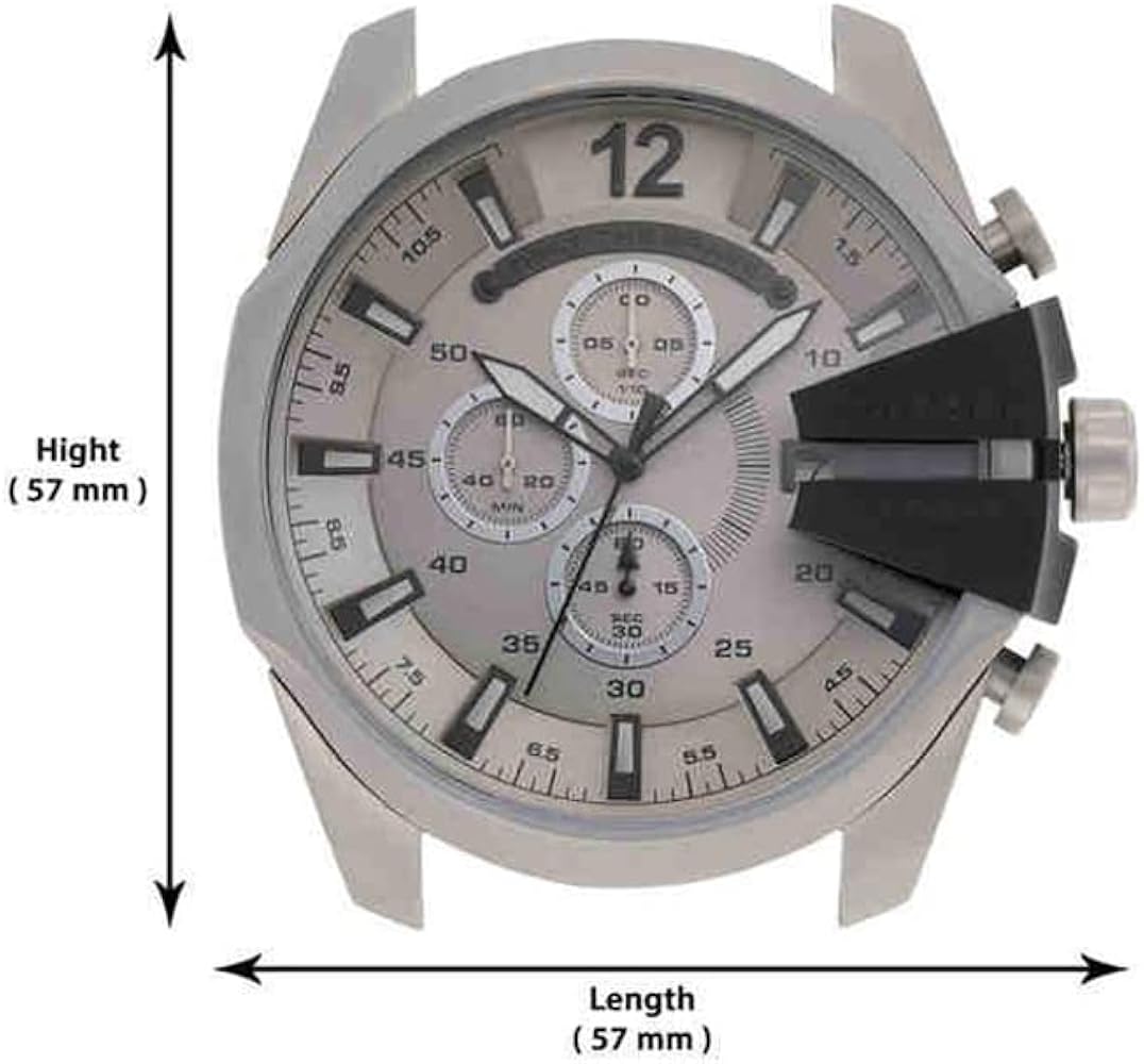  Shop Authentic Diesel Mega Chief Chronograph Silver Dial Silver Steel Strap Watch For Men - DZ4501 - Luxxuri