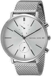  Shop Authentic Michael Kors Jaryn Silver Dial Silver Mesh Bracelet Watch for Men - MK8541 - Luxxuri