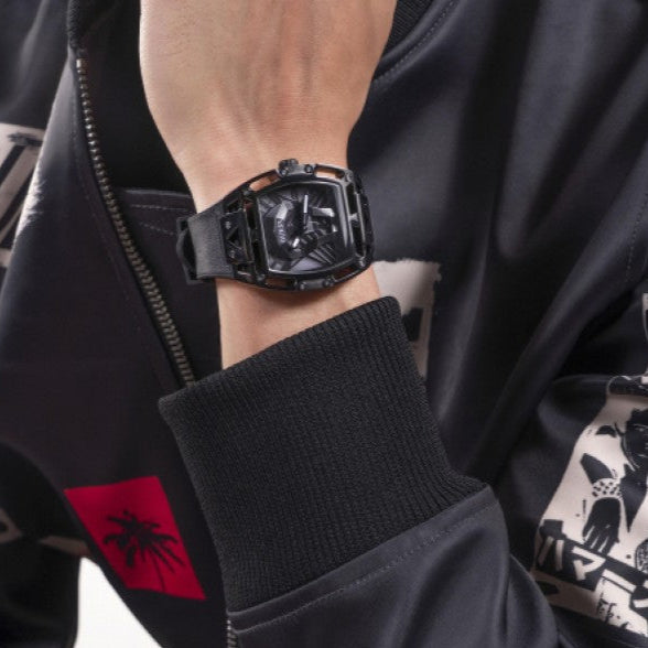  Shop Authentic Guess Legend Black Dial Black Silicone Strap Watch For Men - GW0500G2 - Luxxuri
