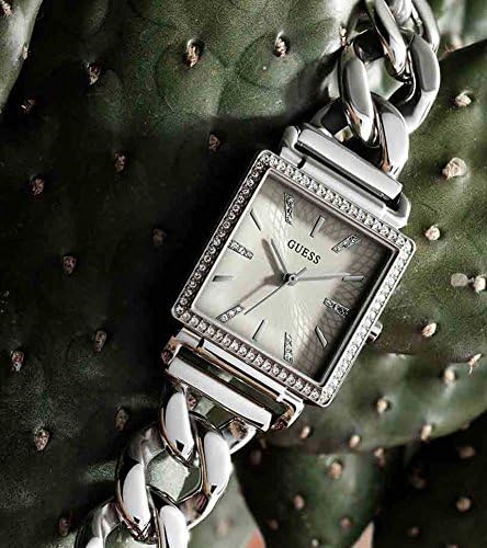  Shop Authentic Guess Vanity Diamonds White Dial Silver Steel Strap Watch for Women - W1030L1 - Luxxuri