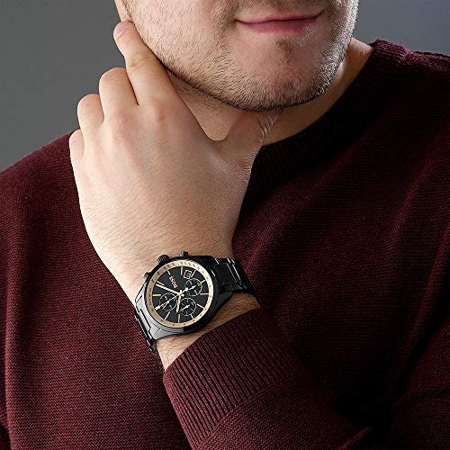  Shop Authentic Hugo Boss Grand Prix Black Dial Black Steel Strap Watch for Men - 1513578 - Luxxuri