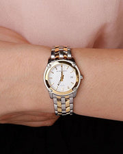  Shop Authentic Burberry Heritage Silver Dial Two Tone Steel Strap Watch for Women - BU1857 - Luxxuri