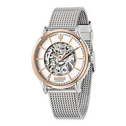  Shop Authentic Maserati Epoca Automatic White Dial Silver Mesh Bracelet Watch For Men - R8823118001 - Luxxuri