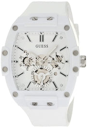  Shop Authentic Guess Phoenix Multifunction White Dial White Rubber Strap Watch for Men - GW0203G2 - Luxxuri