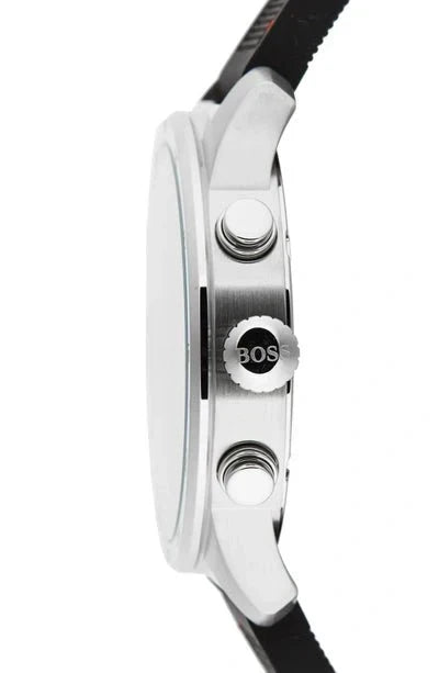  Shop Authentic Hugo Boss Professional Black Dial Black Silicone Strap Watch for Men - 1513525 - Luxxuri