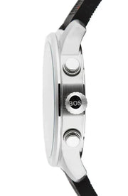  Shop Authentic Hugo Boss Professional Black Dial Black Silicone Strap Watch for Men - 1513525 - Luxxuri