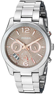  Shop Authentic Fossil Perfect Boyfriend Taupe Dial Silver Steel Strap Watch for Women - ES4146 - Luxxuri