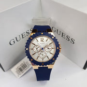  Shop Authentic Guess Overdrive White Dial Blue Rubber Strap Watch for Women - W0149L5 - Luxxuri