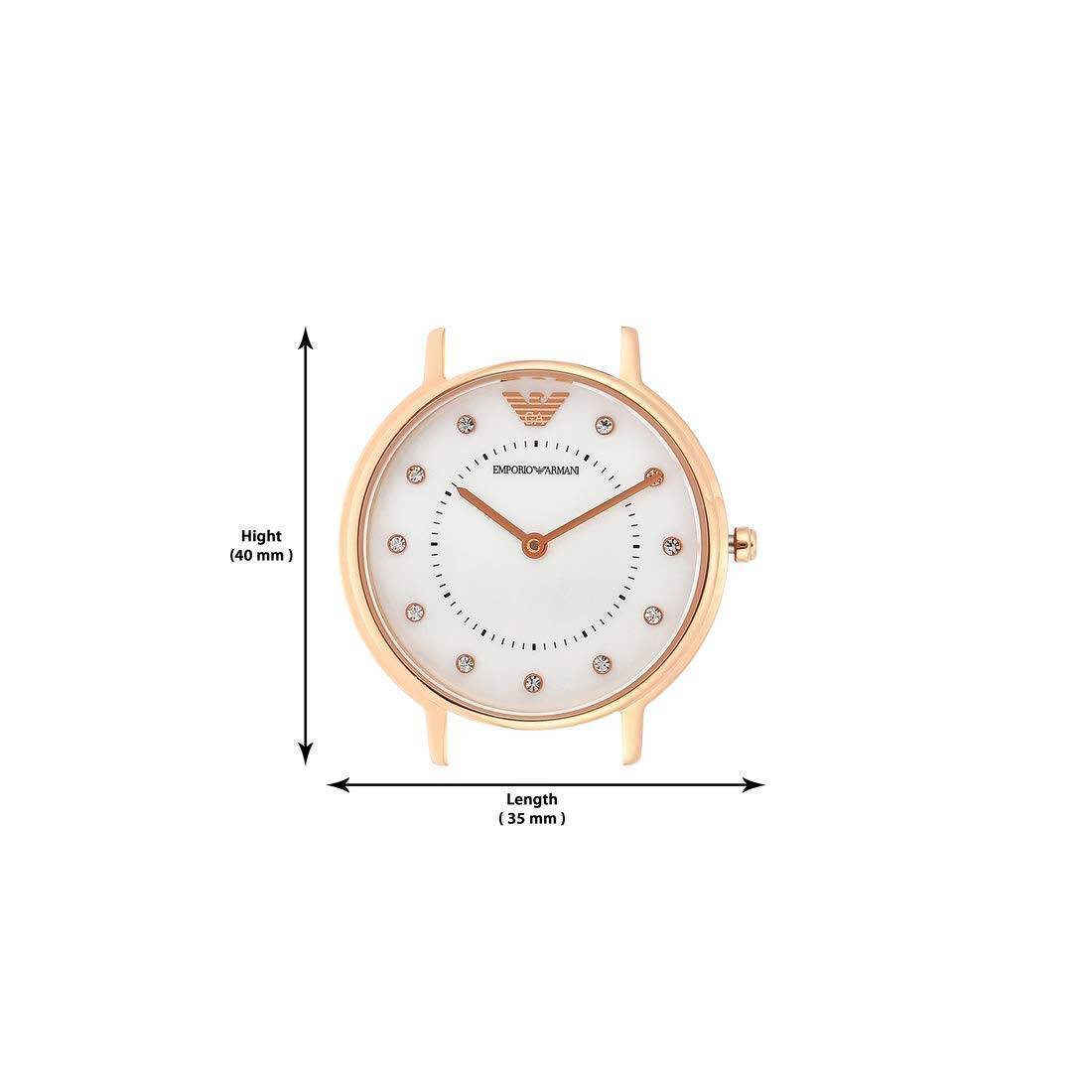  Shop Authentic Emporio Armani Mother of Pearl Dial Green Leather Strap Watch For Women - AR11150 - Luxxuri