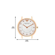  Shop Authentic Emporio Armani Mother of Pearl Dial Green Leather Strap Watch For Women - AR11150 - Luxxuri