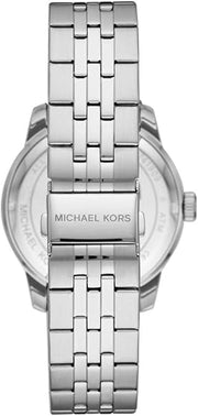  Shop Authentic Michael Kors Cunningham Multifunction Black Dial Silver Steel Strap Watch For Men - MK7156 - Luxxuri