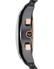  Shop Authentic Emporio Armani Chronograph Black Ceramic Stainless Steel Dial Watch For Women - AR1411 - Luxxuri