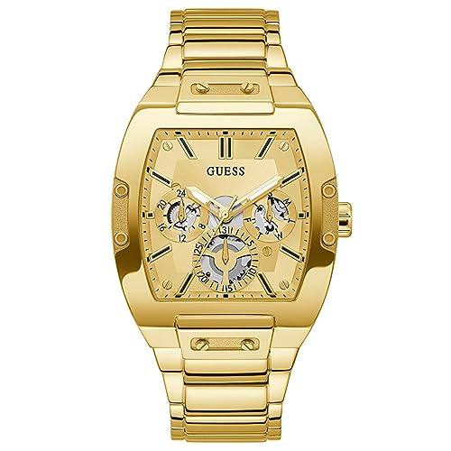  Shop Authentic Guess Phoenix Multi Function Gold Dial Gold Steel Strap Watch for Men - GW0456G2 - Luxxuri