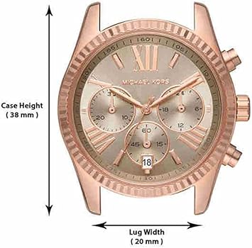  Shop Authentic Michael Kors Lexington Chronograph Grey Dial Rose Gold Steel Strap Watch For Women - MK7217 - Luxxuri