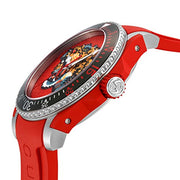  Shop Authentic Gucci Dive Quartz Red Dial Red Rubber Strap Watch For Men - YA136315 - Luxxuri