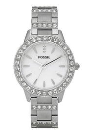  Shop Authentic Fossil Jesse White Dial Silver Steel Strap Watch for Women - ES2362 - Luxxuri