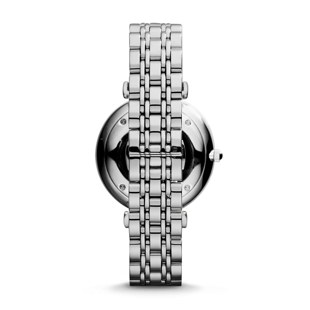  Shop Authentic Emporio Armani Classic Silver Dial Silver Steel Strap Watch For Men - AR1819 - Luxxuri