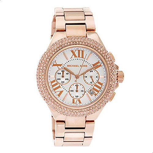  Shop Authentic Michael Kors Camille Chronograph White Dial Rose Gold Steel Strap Watch for Women - MK5636 - Luxxuri