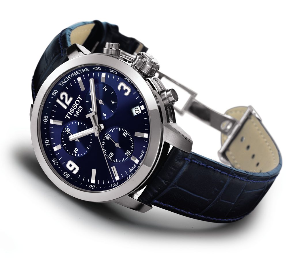  Shop Authentic Tissot PRC 200 Chronograph Blue Dial Blue Leather Strap Watch For Men - T055.417.16.047.00 - Luxxuri