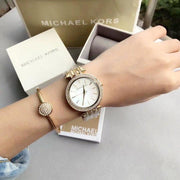  Shop Authentic Michael Kors Darci Mother of Pearl Dial Gold Steel Strap Watch for Women - MK3219 - Luxxuri