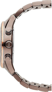  Shop Authentic Michael Kors Ritz Chronograph Brown Dial Brown Steel Strap Watch For Women - MK6529 - Luxxuri