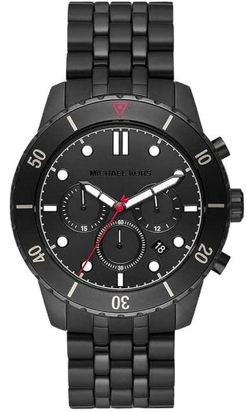  Shop Authentic Michael Kors Cunningham Chronograph Black Dial Black Steel Strap Watch For Men - MK8965 - Luxxuri