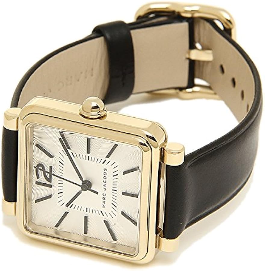  Shop Authentic Marc Jacobs Vic Silver Dial Black Leather Strap Watch for Women - MJ1437 - Luxxuri