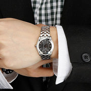  Shop Authentic Burberry Herringbone Grey Dial Silver Steel Strap Watch for Women - BU1851 - Luxxuri