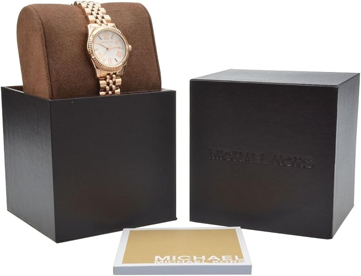  Shop Authentic Michael Kors Lexington Quartz White Dial Rose Gold Steel Strap Watch For Women - MK3230 - Luxxuri