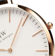  Shop Authentic Daniel Wellington Classic Somerset White Dial Blue Leather Strap Watch For Men - DW00100121 - Luxxuri