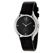  Shop Authentic Calvin Klein Skirt Black Dial Black Leather Strap Watch for Women  - K2U231C1 - Luxxuri