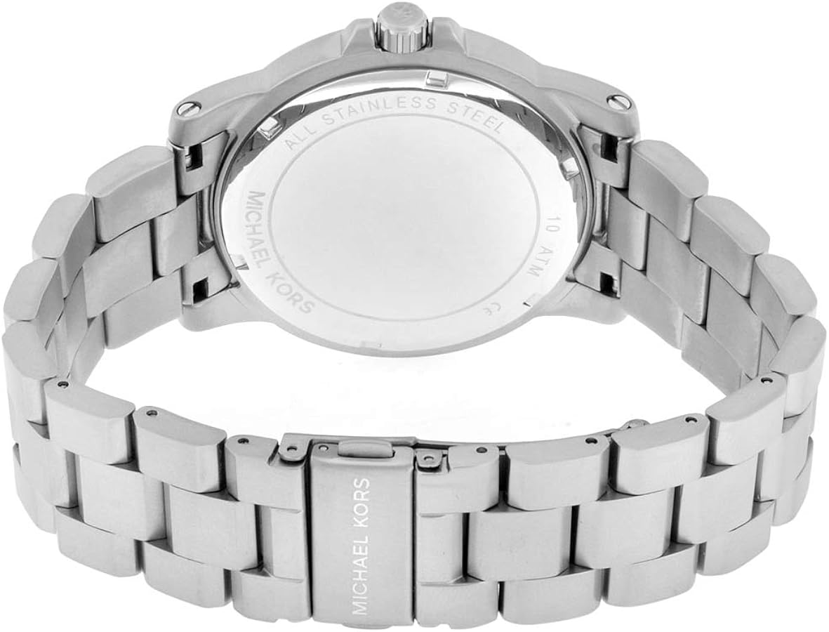  Shop Authentic Michael Kors Paxton Analog Black Dial Silver Steel Strap Watch For Men - MK8500 - Luxxuri