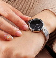  Shop Authentic Calvin Klein Authentic Black Dial Silver Steel Strap Watch for Women - K8G23141 - Luxxuri