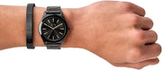  Shop Authentic Armani Exchange Nico Analog Black Dial Black Steel Strap Watch For Men - AX7102 - Luxxuri