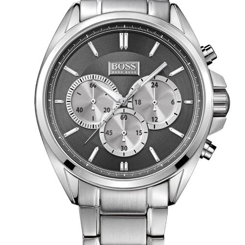  Shop Authentic Hugo Boss Driver Black Dial Silver Steel Strap Watch for Men - 1512883 - Luxxuri