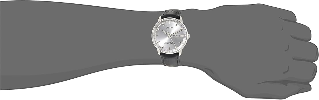  Shop Authentic Mido Comander II Automatic Chronometer Silver Dial Black Leather Strap Watch For Men - M021.431.16.031.00 - Luxxuri