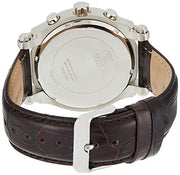  Shop Authentic Guess Pinnacle Chronograph Quartz Blue Dial Brown Leather Strap Watch For Men - W0673G1 - Luxxuri