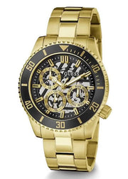  Shop Authentic Guess Axle Multifunction Black Dial Gold Steel Strap Watch For Men - GW0488G2 - Luxxuri