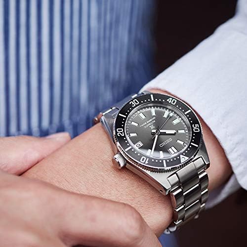  Shop Authentic Seiko Prospex 1965 Modern Re Interpretation Automatic Black Dial Silver Steel Strap Watch For Men - SPB143J1 - Luxxuri