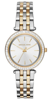  Shop Authentic Michael Kors Darci Silver Dial Two Tone Steel Strap Watch for Women - MK3405 - Luxxuri