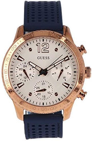  Shop Authentic Guess Marina Multifunction White Dial Blue Rubber Strap Watch for Women - W1025L4 - Luxxuri