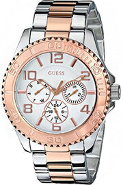  Shop Authentic Guess BFF Multifunction Silver Dial Two Tone Steel Strap Watch for Women - W0231L5 - Luxxuri