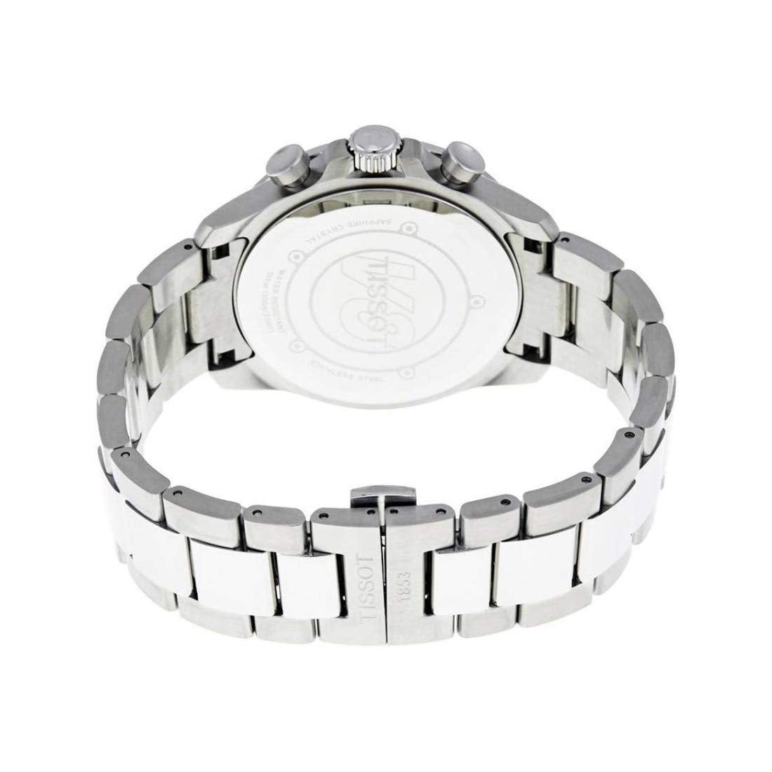  Shop Authentic Tissot V8 Quartz T Sport Chronograph White Dial Silver Steel Strap Watch For Men - T106.417.11.031.00 - Luxxuri