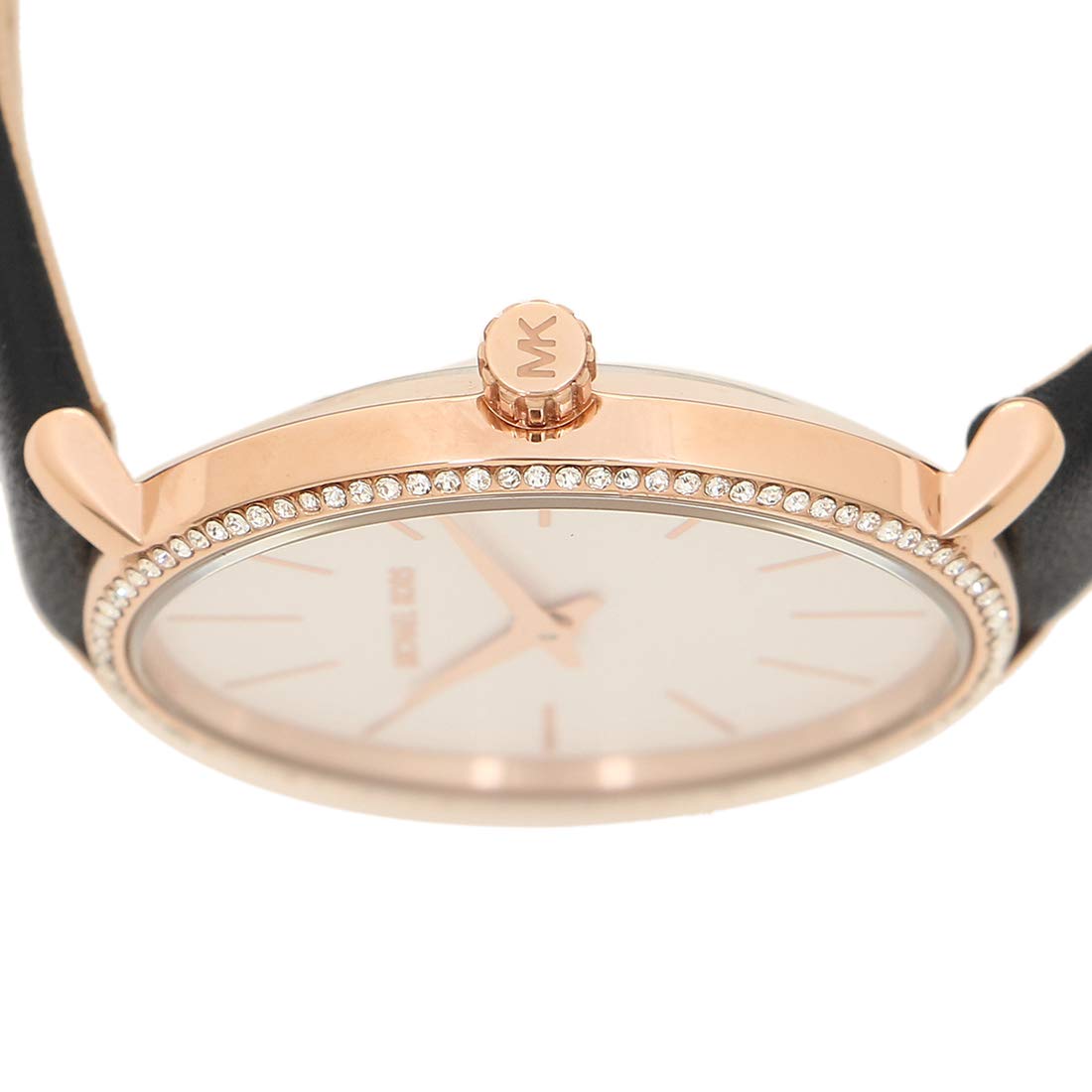  Shop Authentic Michael Kors Pyper Three Hand White Dial Black Leather Strap Watch For Women - MK2835 - Luxxuri