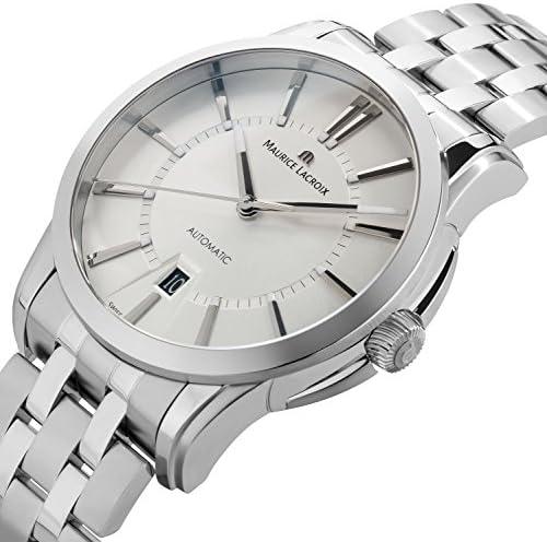  Shop Authentic Maurice Lacroix Pontos Date Automatic Silver Dial Silver Steel Strap Watch For Men - PT6148-SS002-130 - Luxxuri
