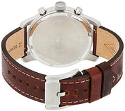  Shop Authentic Fossil Pilot Chronograph White Dial Brown Leather Strap Watch for Men - FS5146 - Luxxuri