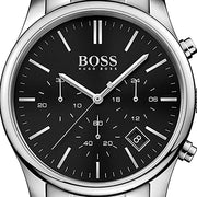  Shop Authentic Hugo Boss Commander Black Dial Silver Steel Strap Watch for Men - 1513433 - Luxxuri