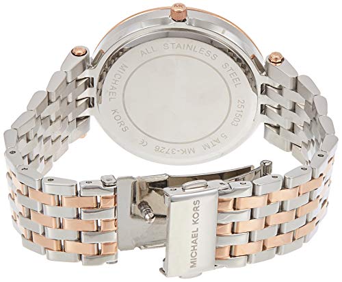  Shop Authentic Michael Kors Darci Rose Gold Dial Two Tone Steel Strap Watch for Women - MK3726 - Luxxuri